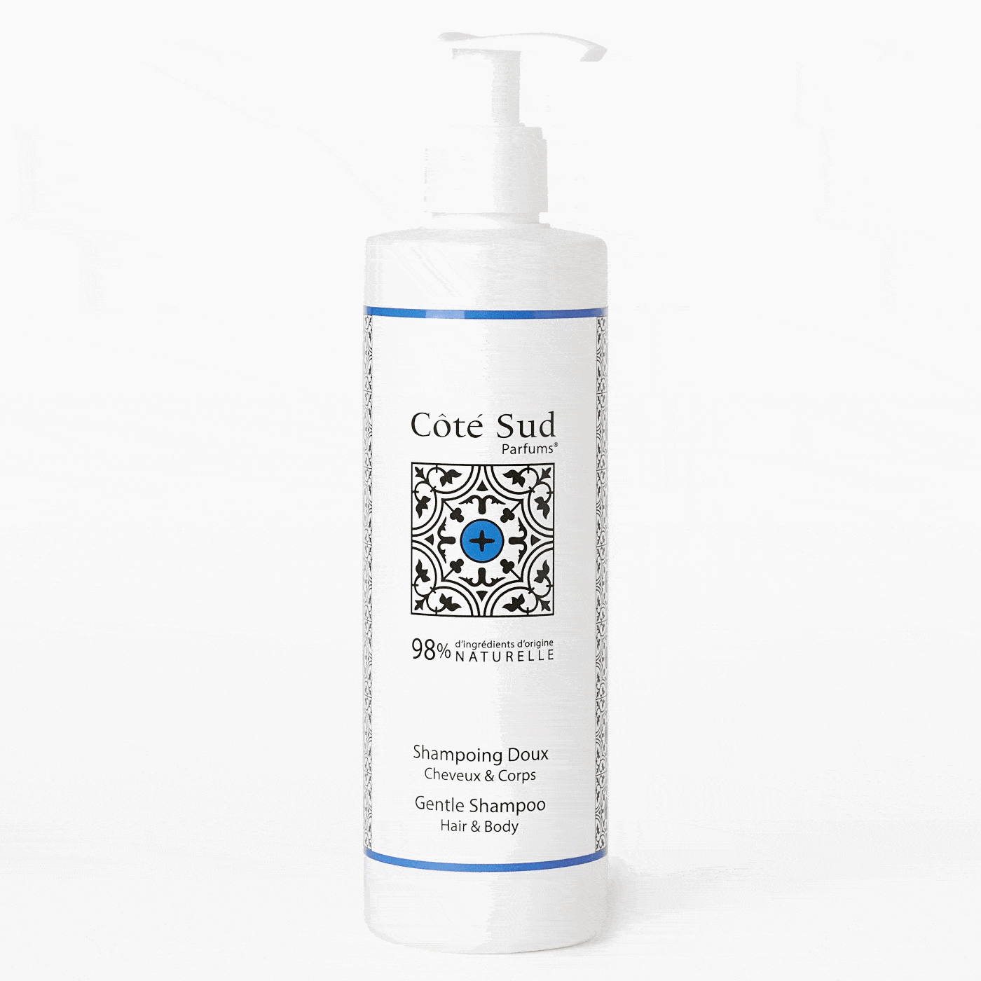 Côté Sud "Orange Verte Néroli" Shampoing cheveux et corps 300 ml ÉCO-POMPE