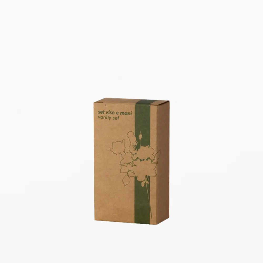 Kit Vanity Evergreen en carton Kraft