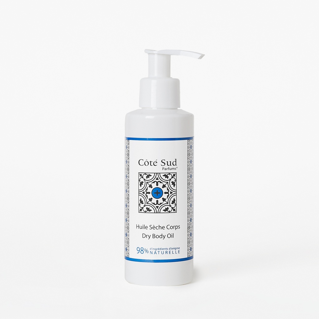 Côté Sud Bio Dry Body Oil 150ml refillable pump bottle