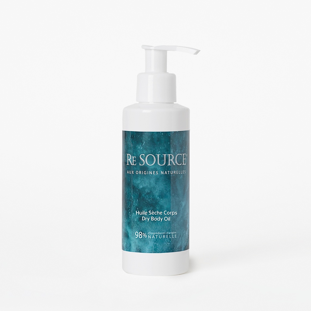 RE SOURCE Huile Sèche Corps 150ml flacon à pompe rechargeable