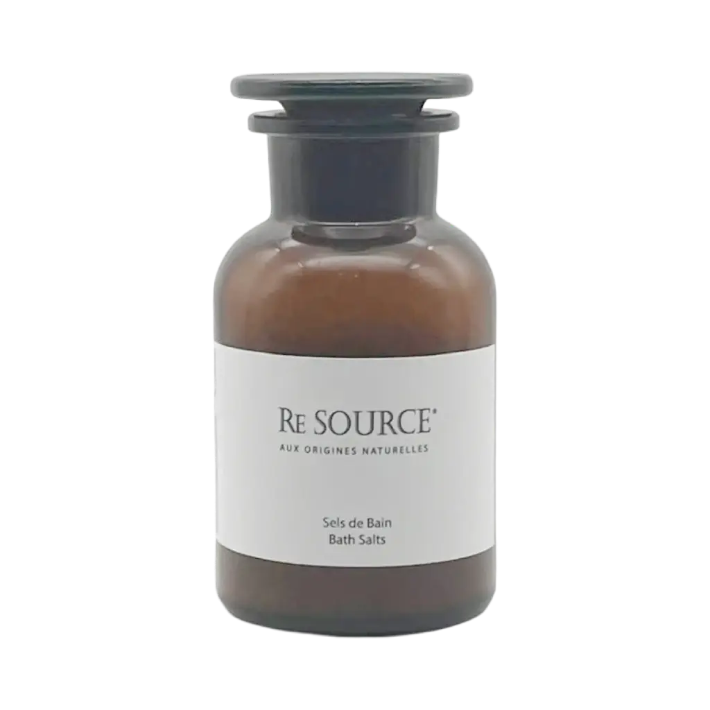 Flacon vide en verre 250 ml pour sels de bain