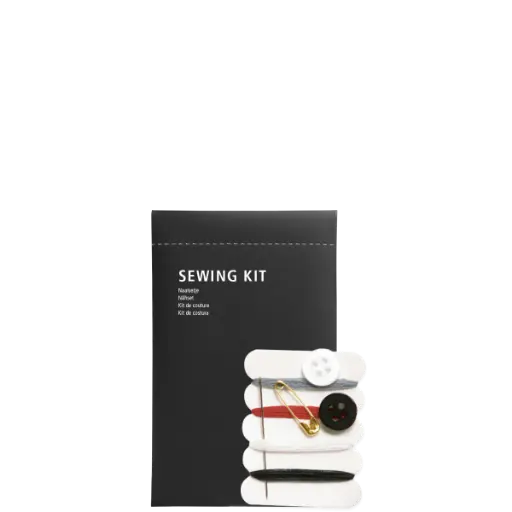 Sew Kit / Black stone paper sachet