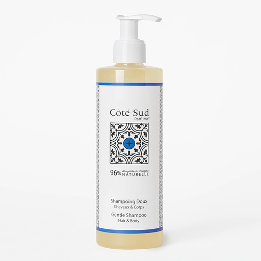 Côté Sud Shampoing doux cheveux et corps 300 ml, parfum "Orange Verte Néroli"