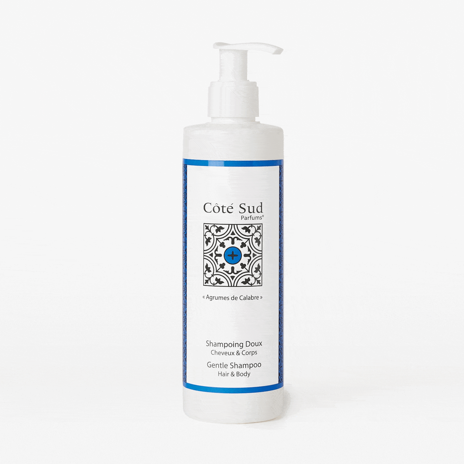  Côté Sud Agrumes de Calabre Shampoing Cheveux et Corps Éco-pompe 300ml