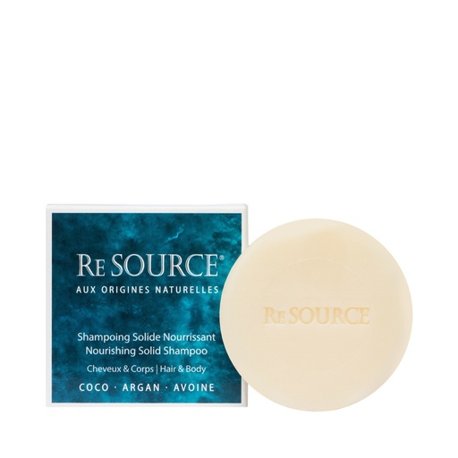 RE SOURCE Solid shampoo for hair and body 20g "Fleurs d'eau"