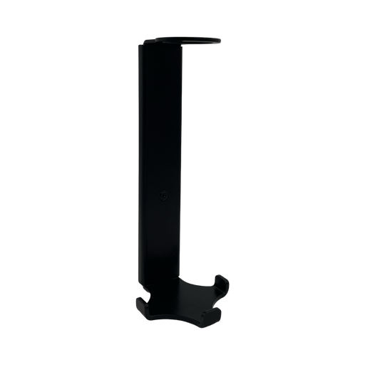 [WS300INOX1BLACK] Support Mural en inox pour flacon à pompe 300ml