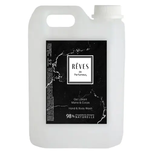 RÊVES de Parfumeur "Violette Sauvage" Gel lavant mains et corps Recharge 5 L 