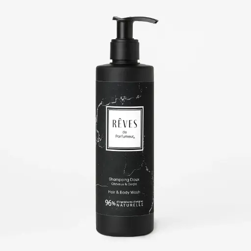 RÊVES de Parfumeur "Violette Sauvage" Shampoing Hydratant Éco-pompe 300ml 